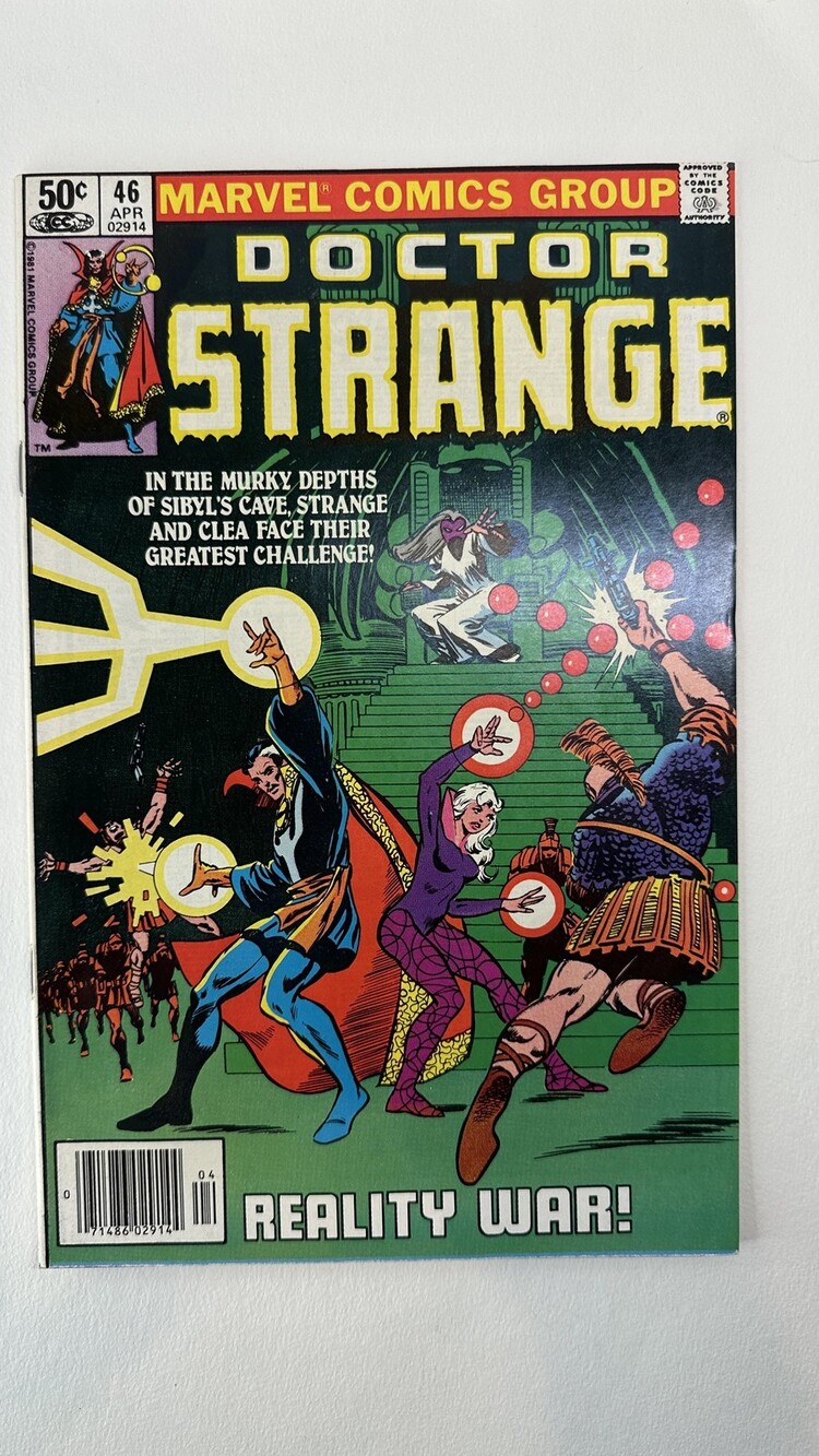 Vintage Doctor Strange #46 Marvel Comic 1981 Master of the Mystic Arts April 50¢